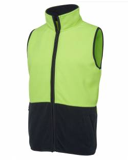 His Vis Polar Fleece Vest